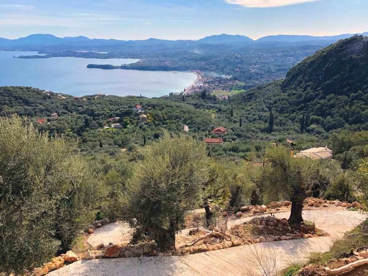 House Teigan Of Intaba Breath Taking Sea Views Corfiot Riviera Corfu Island Greece With Pool Close To Ipsos *