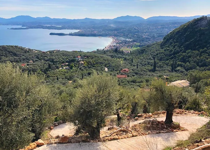 House Teigan Of Villa Intaba Breath Taking Sea Views Corfiot Riviera Corfu Island Greece With Pool Close To Ipsos Beach