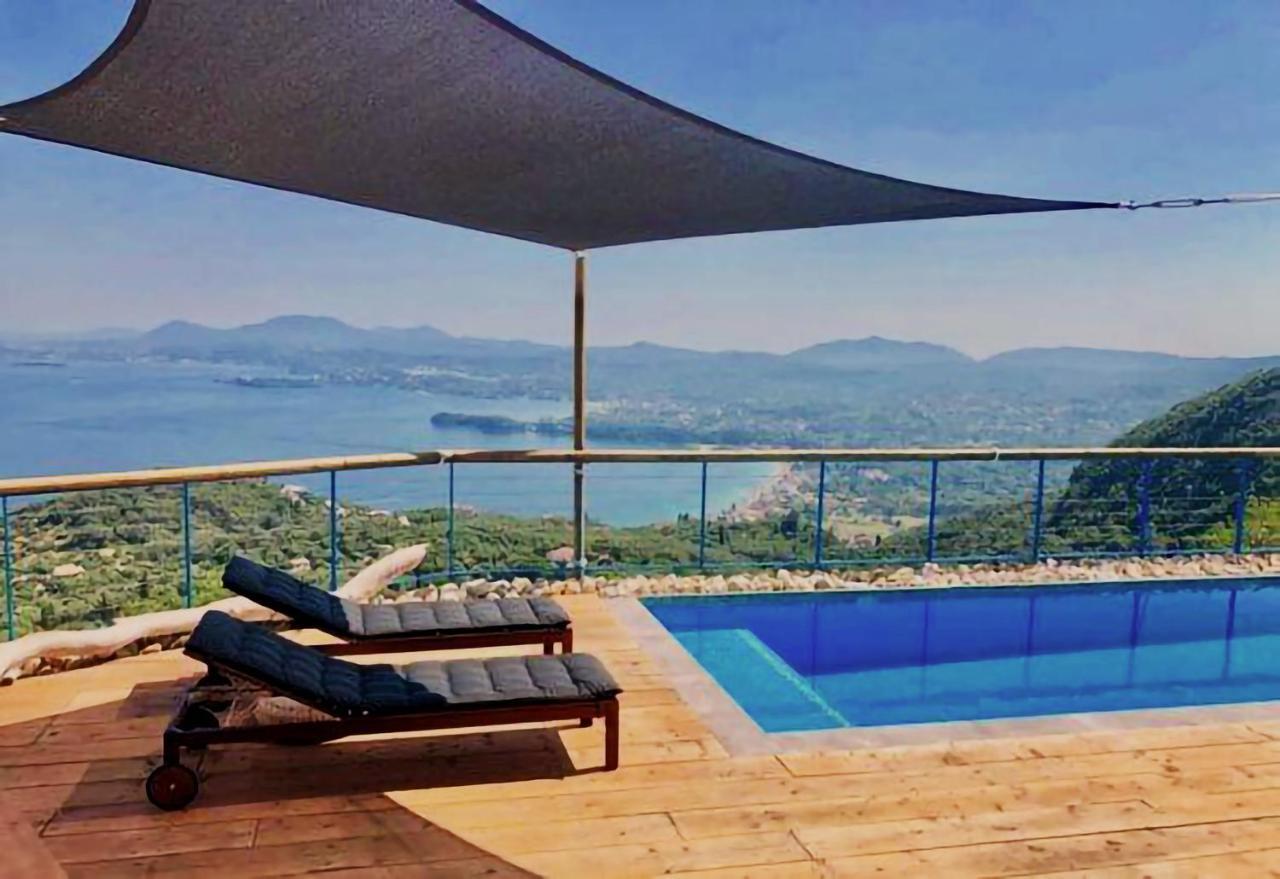 House Teigan Of Intaba Breath Taking Sea Views Corfiot Riviera Corfu Island Greece With Pool Close To Ipsos Casa vacanze Pyrgi (Corfu)