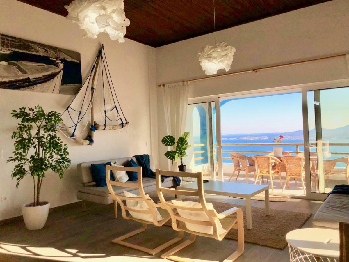 House Teigan Of Intaba Breath Taking Sea Views Corfiot Riviera Corfu Island Greece With Pool Close To Ipsos Casa vacanze Pyrgi (Corfu)