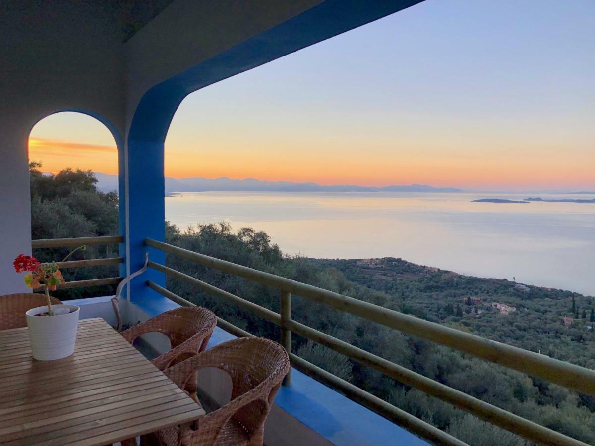 House Teigan Of Intaba Breath Taking Sea Views Corfiot Riviera Corfu Island Greece With Pool Close To Ipsos Casa vacanze *