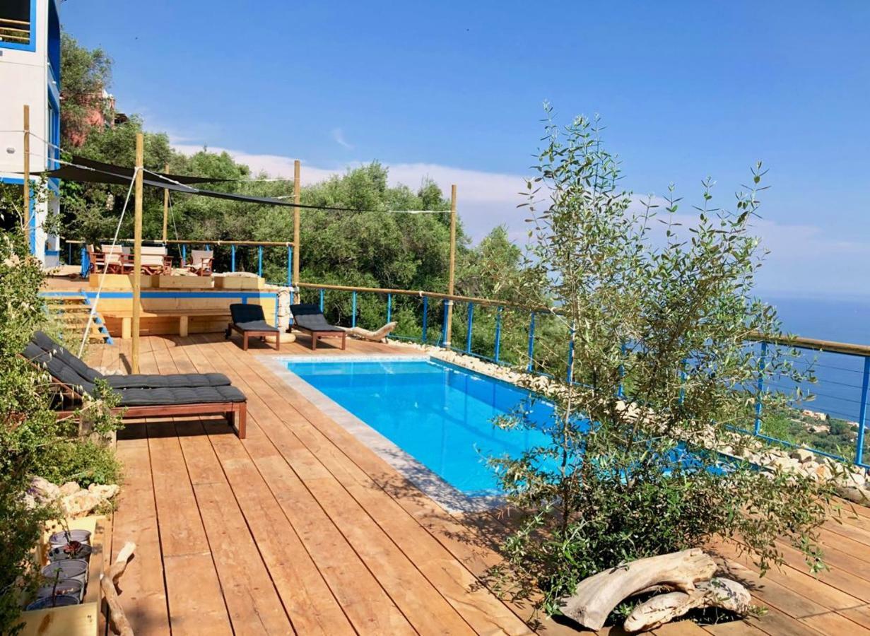 House Teigan Of Intaba Breath Taking Sea Views Corfiot Riviera Corfu Island Greece With Pool Close To Ipsos Casa vacanze *