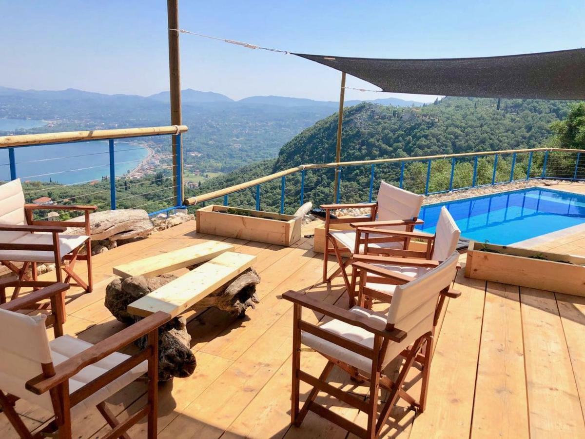 House Teigan Of Intaba Breath Taking Sea Views Corfiot Riviera Corfu Island Greece With Shared Pool Close To Ipsos